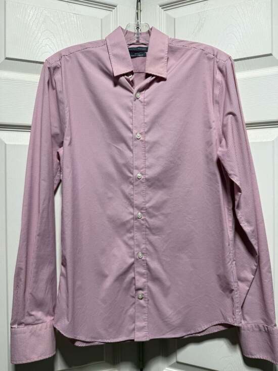 Tommy Hilfiger Other - Tommy Hilfiger TH Tech Slim Fit Stretch Dress Shirt Red Gingham size small.